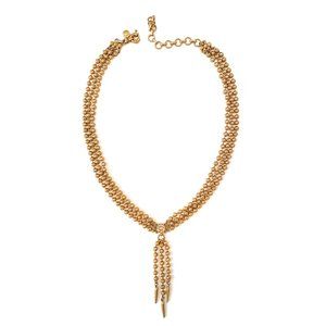 J. Crew Triple Strand Gold Necklace